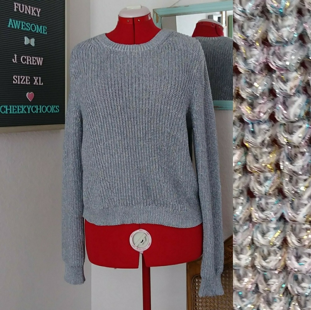 FINAL PRICE·LAST DAY J. Crew glitter sweater